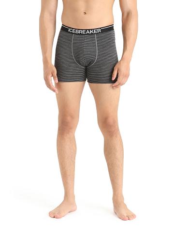 Icebreaker Merino Anatomica Boxers Férfi Fehérnemű Szürke | HU 1314WNBY